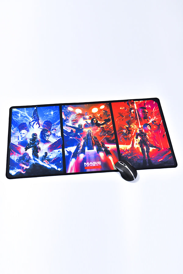 Legendary Triptych Oversized Mouse Pad