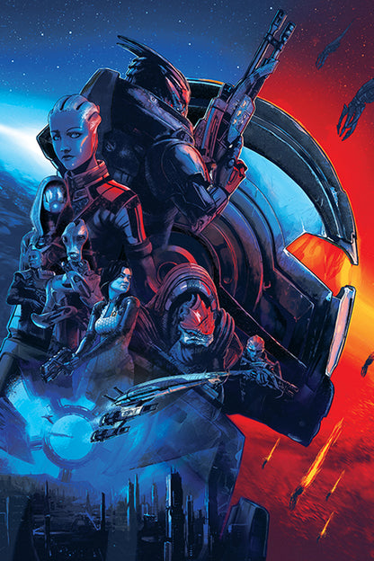 Mass Effect Legendary Edition Lithographie - Offene Ausgabe
