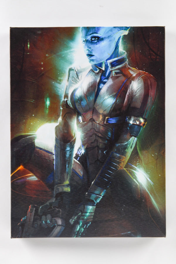 Mass Effect Liara Small Canvas Print