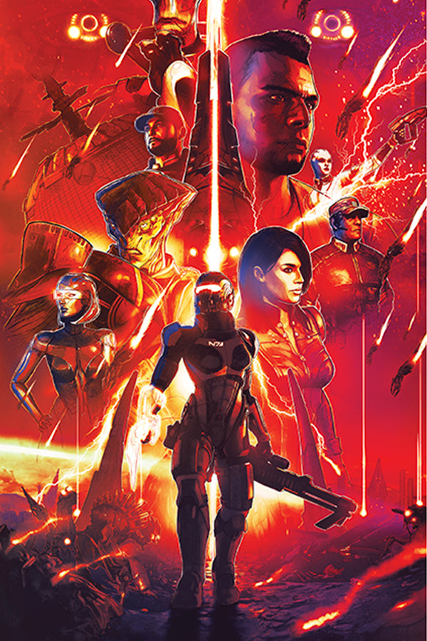 Mass Effect: Legendary Trilogy Lithograph