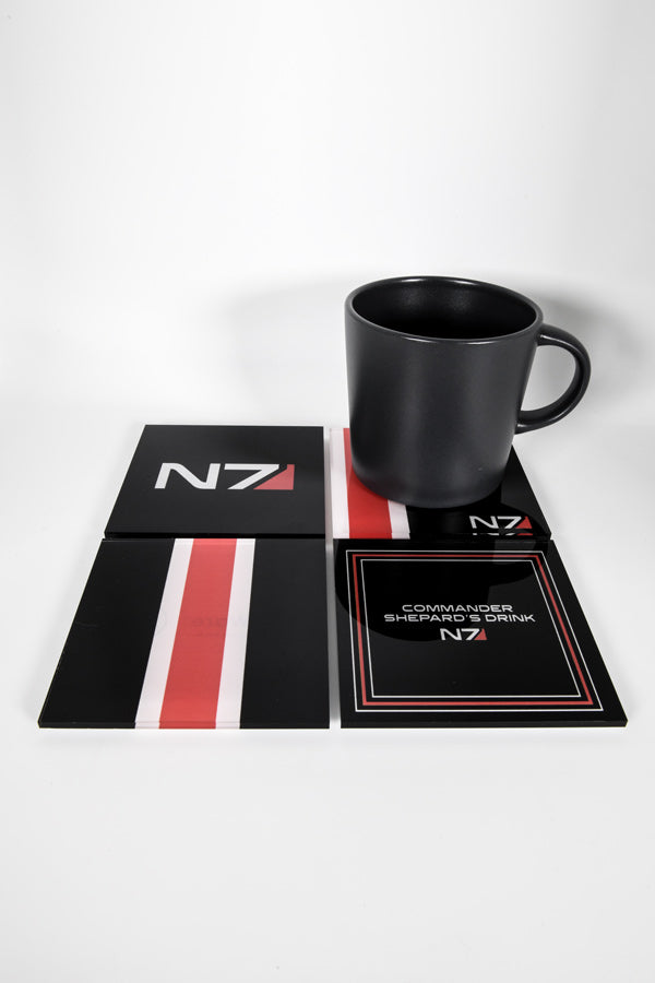 Mass Effect N7 Coaster Set