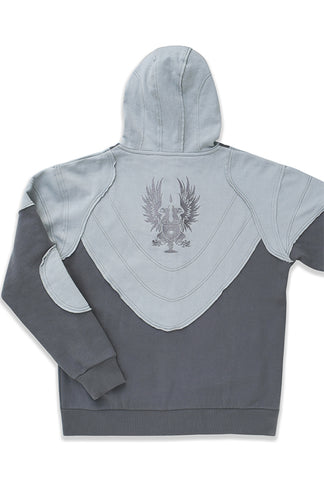 Grey arden hoodie Clearance