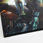 Mass Effect Liara Small Canvas Print close up of bottom edge part 2