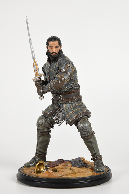 Image shows Dragon Age Blackwall Statue facing front. Blackwall approves of helping and protecting others and Inquisitors who spur people to do the same. He is not fond of conscripting, exiling, or disbanding famed organizations dedicated to service. He also despises aiding self-serving power-hungry tyrants or those who punish for cruelty. He is fond of those who speak highly of the Grey Wardens and those who ally with them.