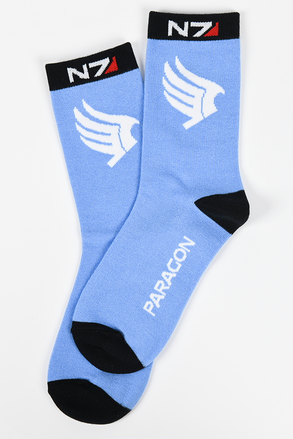 Image shows Paragon socks laid flat. Product can fit Mens sizes 7-13 and Womens sizes 5-10.
