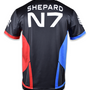 Image shows Mass Effect eSport OPA Jersey facing back. The back of the product features 