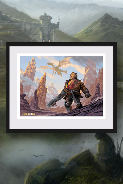 Dragon Age Varric Fine Art Print – Official BioWare Gear Store