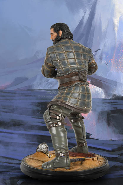 Image shows Dragon Age Blackwall Statue facing at an angle. Nothing is known of Blackwall prior to his recruitment into the Grey Wardens from the city of Cumberland in 9:17 Dragon, but he is said to be one of the few who chose, of his own accord, to undergo the Joining.