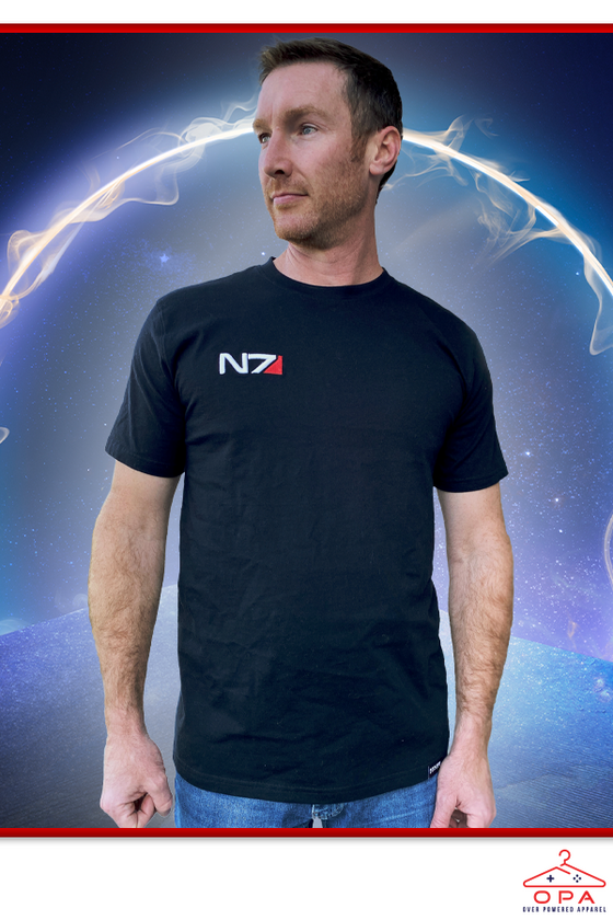 Mass Effect N7 3D Embroidered OPA T-Shirt – Official BioWare Gear