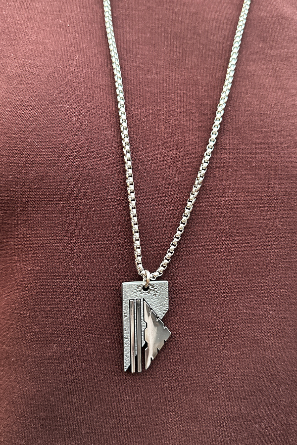 Minimalist Razor Blade Pendant Necklace