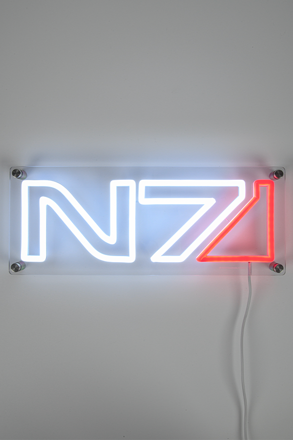 Mass Effect N7 LED Wall Art