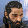Image shows Dragon Age Blackwall Statue facing at an angle with his face zoomed in. Product is made with Polyresin and comes with a certificate of authenticity.