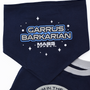 Image shows Mass Garrus Barkarian (wordplay on Vakarian, Garrus' last name) Bandana facing front. Garrus Vakarian is a turian, formerly part of C-Sec's Investigation Division. Like most turians, Garrus had his military training at fifteen, but later followed in his father's footsteps to become a C-Sec officer.