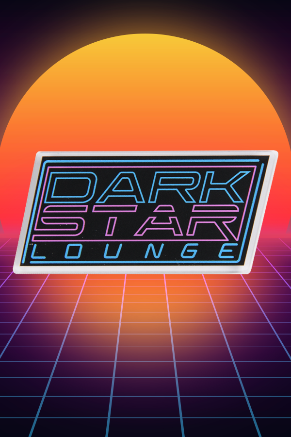 Image shows Dark Star Lounge magnet facing front. The Dark Star Lounge is a location on the Citadel. The lounge is located on the 28th level of a building in Zakera Ward's Mid-Wards District. Attractions at the Dark Star Lounge include dancing, a wide variety of drinks, and gambling. An advertisement for this lounge can be heard on the 27th level. Its turian bartender has been serving drinks there for eight years.