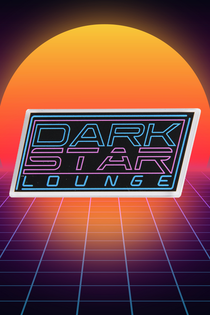 Image shows Dark Star Lounge magnet facing front. The Dark Star Lounge is a location on the Citadel. The lounge is located on the 28th level of a building in Zakera Ward's Mid-Wards District. Attractions at the Dark Star Lounge include dancing, a wide variety of drinks, and gambling. An advertisement for this lounge can be heard on the 27th level. Its turian bartender has been serving drinks there for eight years.