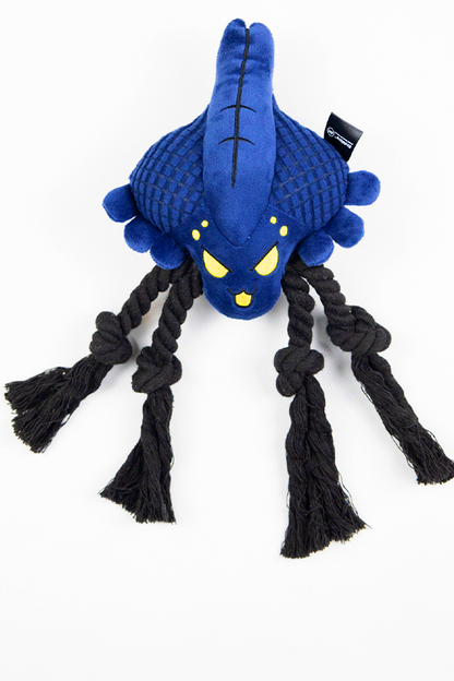 Image shows Mass Effect Pet Chew Toy laid flat facing front. The Reapers are the original creators of the Citadel and the mass relay network. These massive constructs exist so that any intelligent life in the galaxy would eventually discover them and base their technology upon them – all part of a scheme to harvest the galaxy’s sentient life in a repeating cycle of purges that has continued relentlessly over countless millennia.