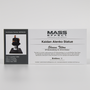 Image shows Mass Effect Kaidan Alenko Statue's Certificate of Authenticity. Each statue is individually numbered and weighs 19oz.