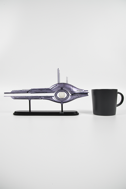 Image shows Mass Relay Replica next to a black mug (for scale) Hailed as one of the greatest achievements of the now extinct Protheans, a mass relay can transport starships instantaneously to another relay within the network, allowing journeys that would otherwise take years or even centuries with only FTL drives to occur in only a handful of days, or even hours.