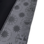 Image shows Dragon Age Inquisitor Leggings laid flat and zoomed in at the sides. 