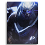 Image shows Mass Effect Archangel Small Canvas Print facing front. Product features Garrus Vakkarian a Turian mercenary and an old comrade. This canvass print recreates that phantasmic image of Garrus, staring right into your soul.